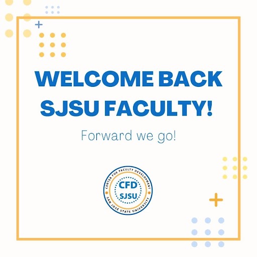 welcome back sjsu faculty